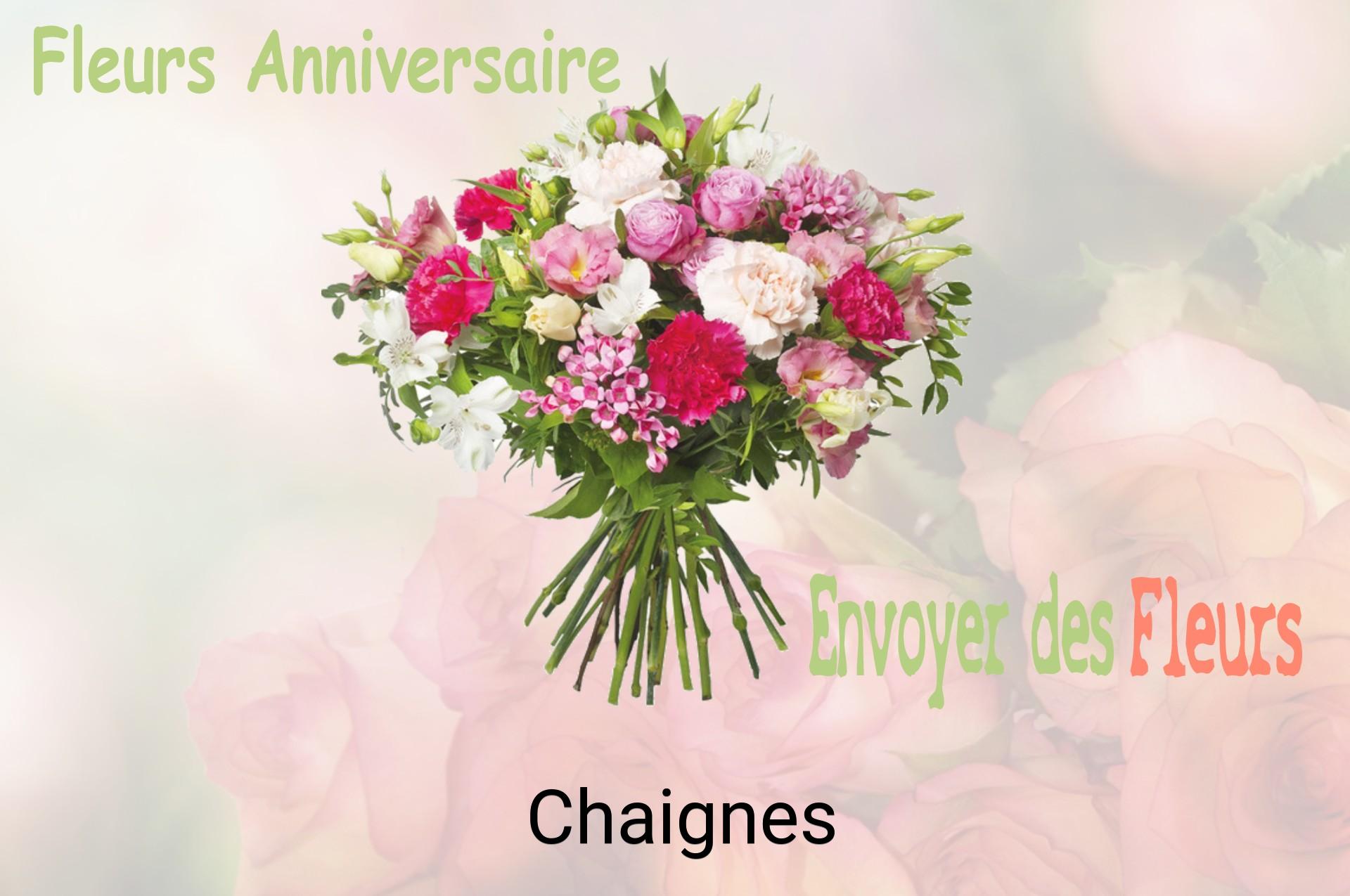 Bouquet de fleurs d’anniversaire livré à Chaignes